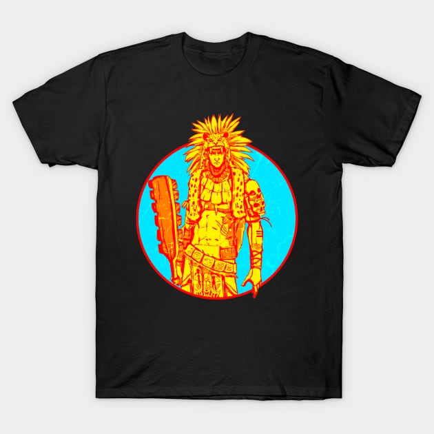 Aztec Warrior T-Shirt by Mila46